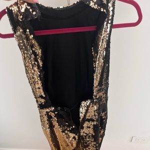 Open- Back Midi Holiday Dress